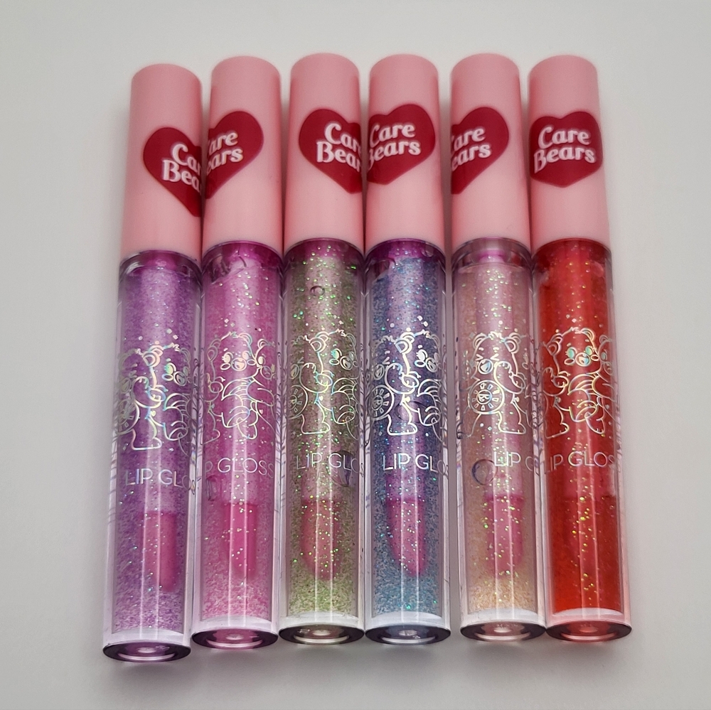 Care Bears 6-Pack Lip Gloss NEW